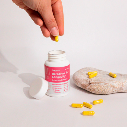 LUDRAX Berberine Capsules (60 x 250mg)