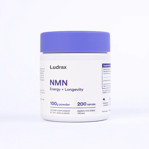 LUDRAX 100g Pure NMN Powder, Stabilised for NAD+