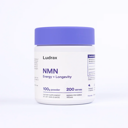 LUDRAX 100g Pure NMN Powder, Stabilised for NAD+