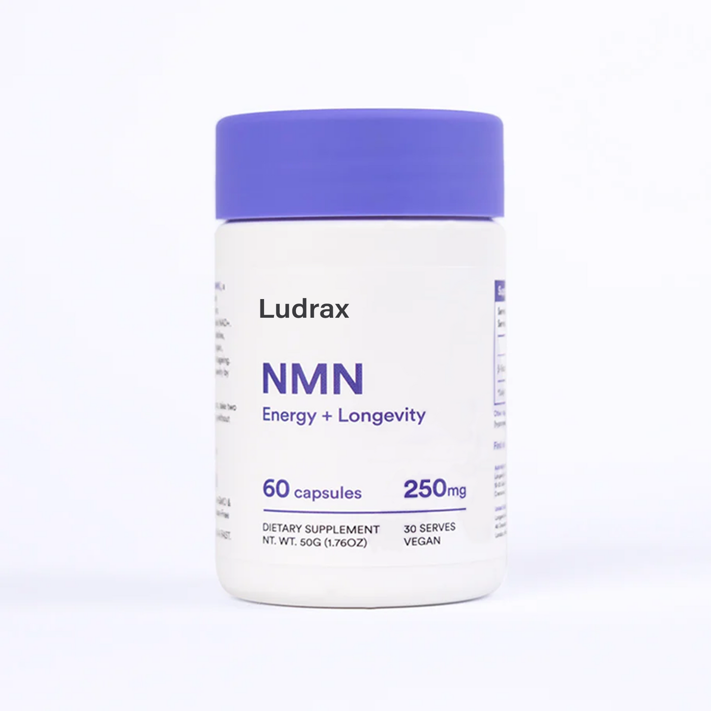 LUDRAX NMN Capsules for NAD+ (60 x 250mg)