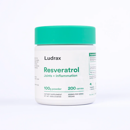 LUDRAX 100g Pure Resveratrol Powder for DNA Repair