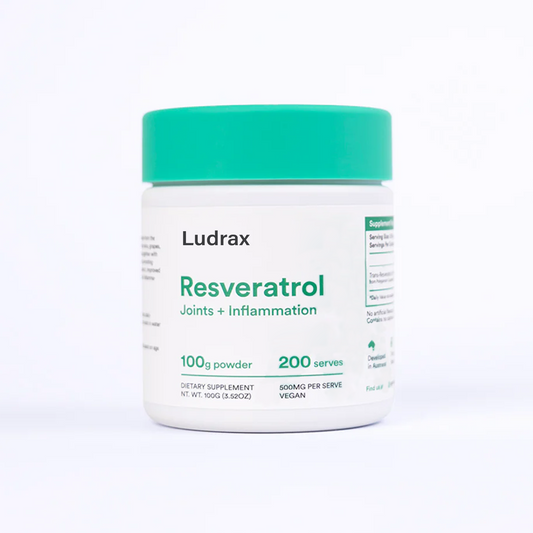 LUDRAX 100g Pure Resveratrol Powder for DNA Repair